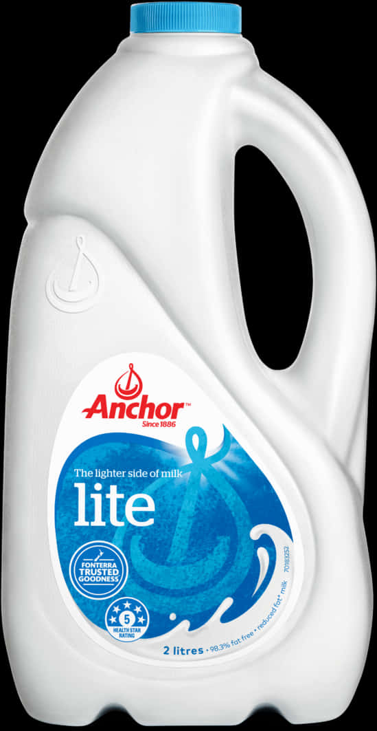 Anchor Lite Milk Bottle2 Litres
