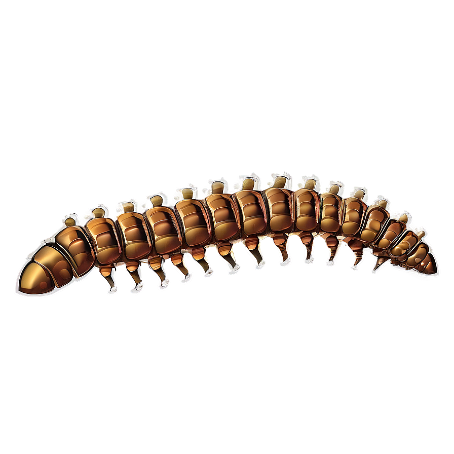 Ancient Centipede Fossil Png 05242024