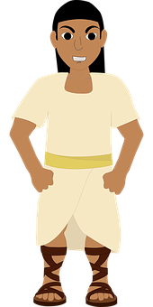 Ancient Egyptian Man Illustration