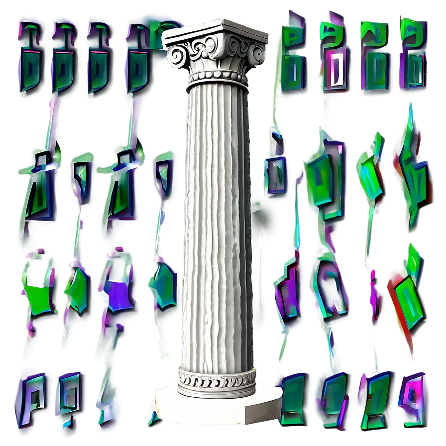 Ancient Greek Column Png 06212024