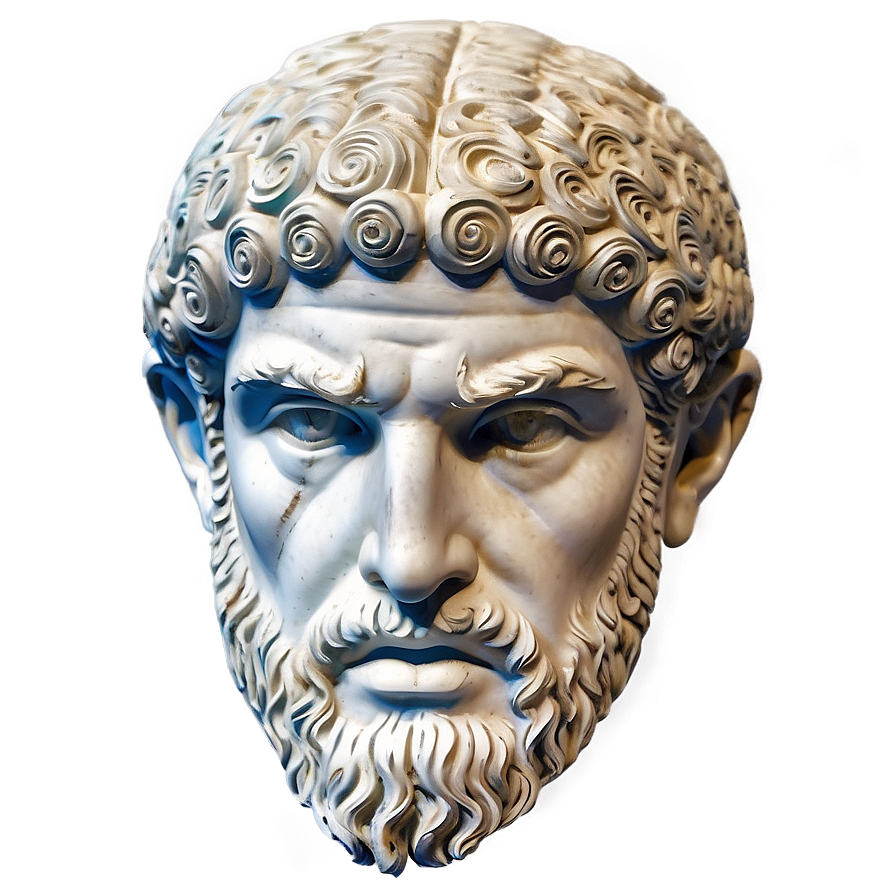 Ancient Greek Head Sculpture Png 92