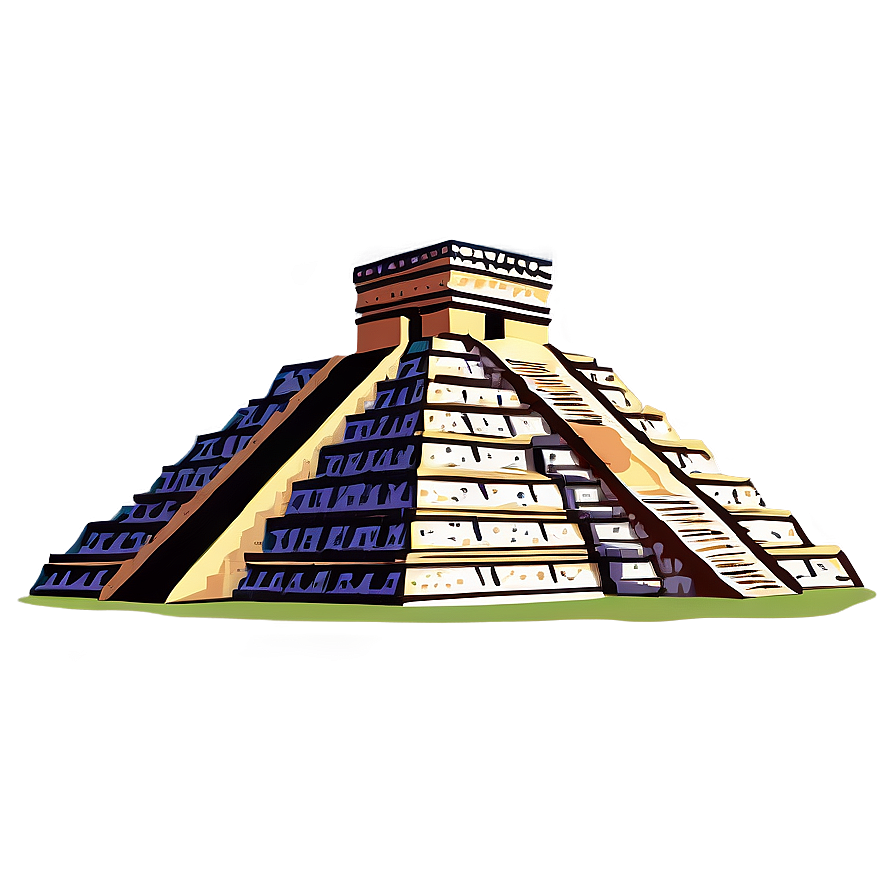Ancient Mayan Pyramids Mexico Png Mcj82