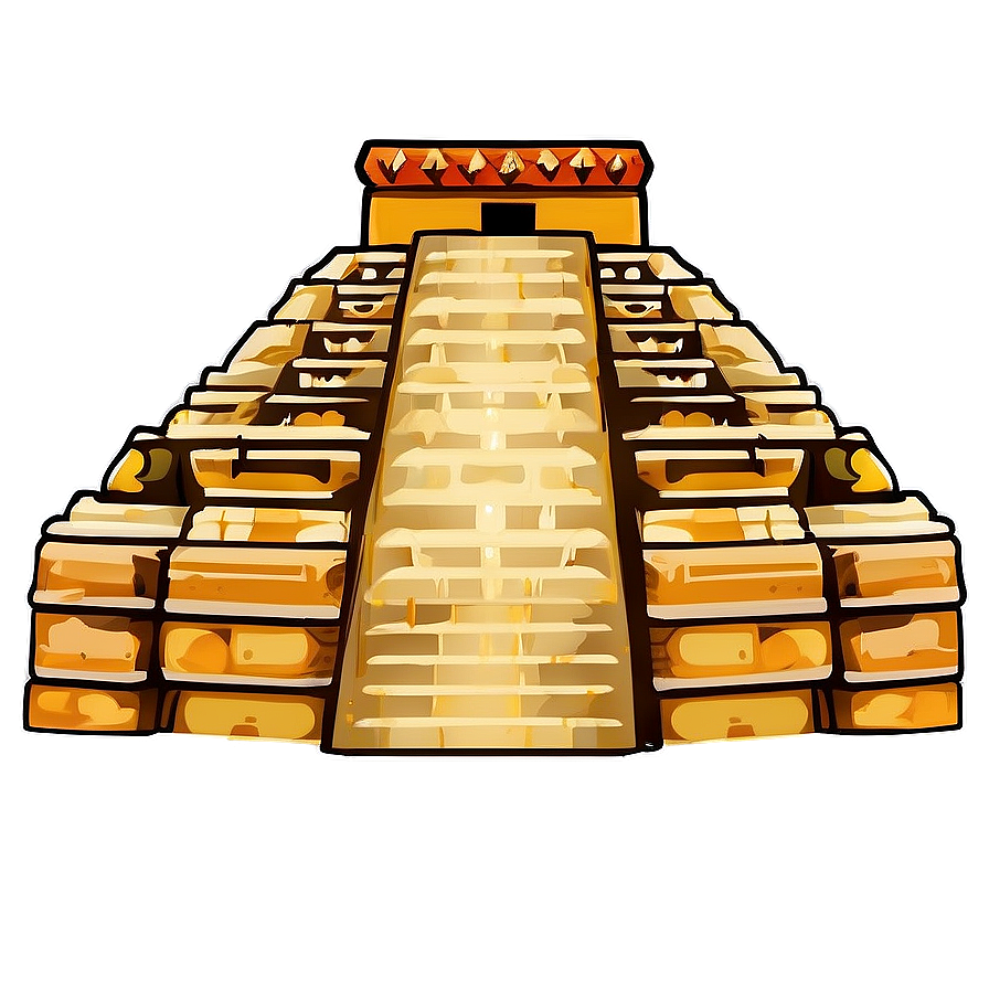 Ancient Mayan Pyramids Mexico Png Rct