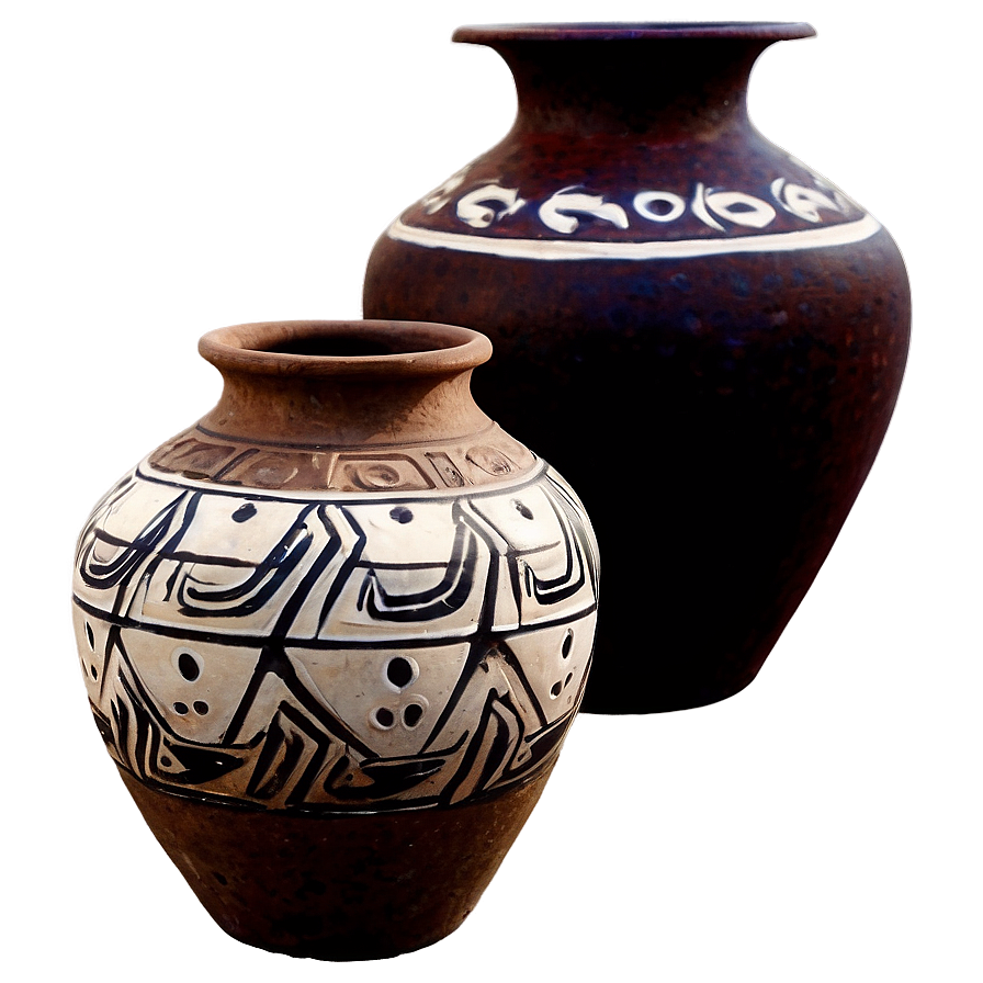 Ancient Pottery Collection Png 63