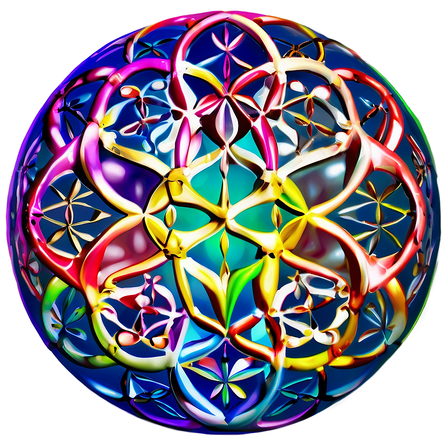 Ancient Sacred Flower Of Life Png Uaf