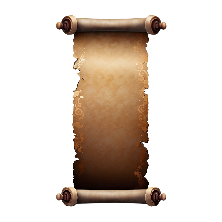 Ancient Scroll Banner Illustration Png Txi99