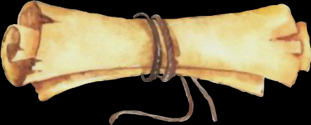 Ancient Scrollwith Leather Straps