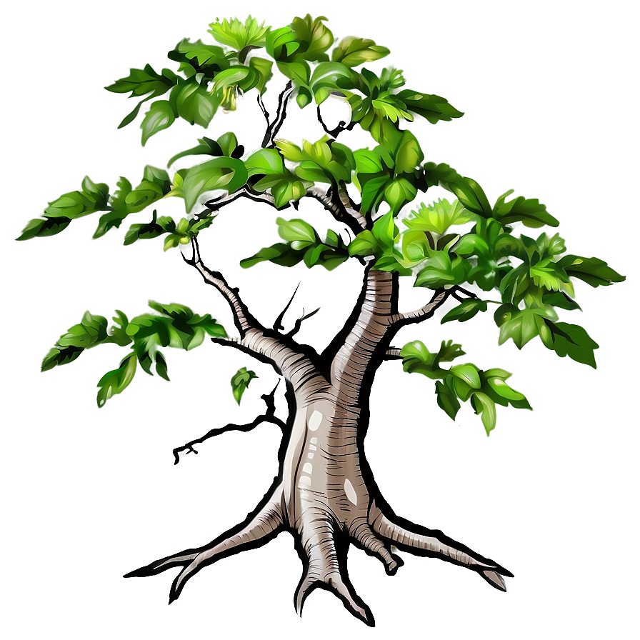 Ancient Tree Drawing Png Wst