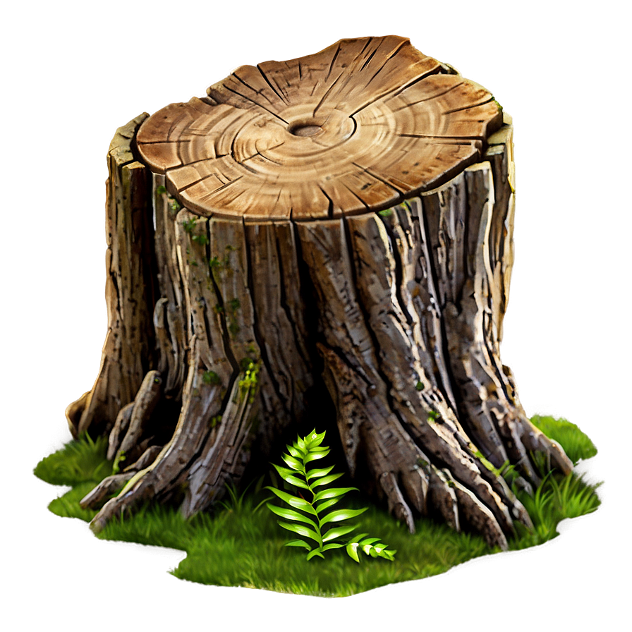 Ancient Tree Stump Png 06132024