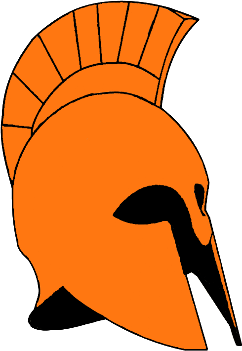 Ancient Warrior Helmet Illustration