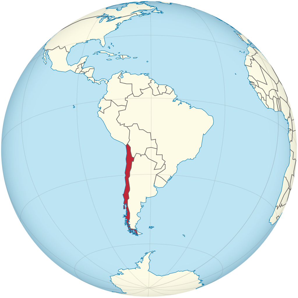 Andes Mountains Map Projection