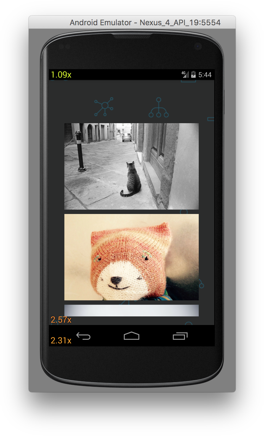 Android Emulator Photo Preview