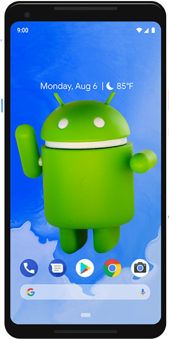 Android Mascoton Screen