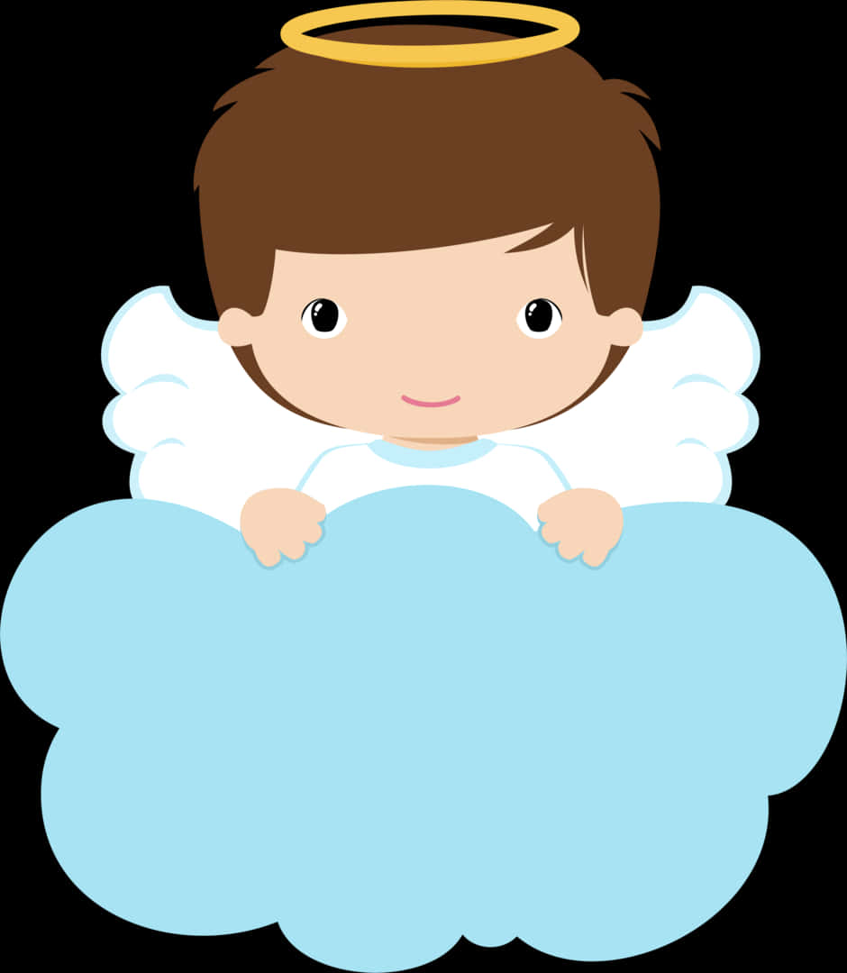 Angel Child Cartoon Baptism