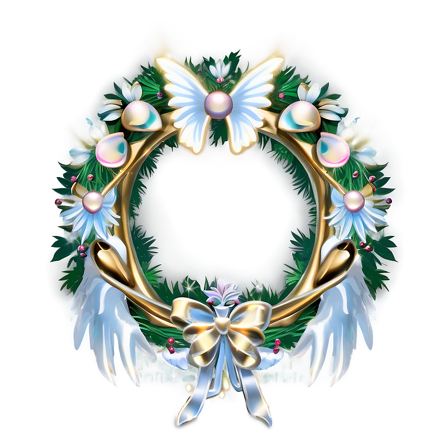 Angel Themed Wreath Png Loy