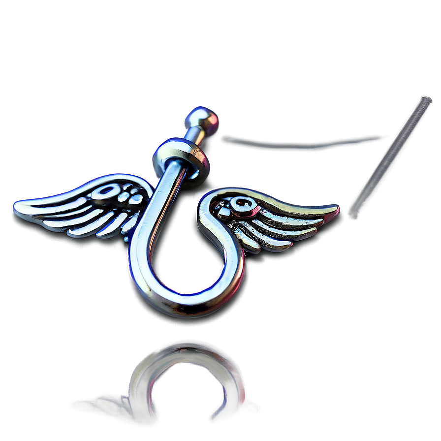 Angel Wing Nose Stud Png Tua97