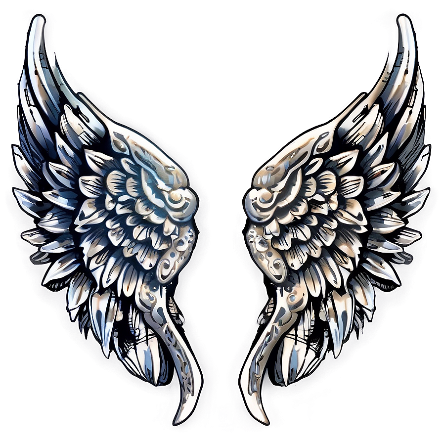 Angel Wings Tattoo Png Cpu