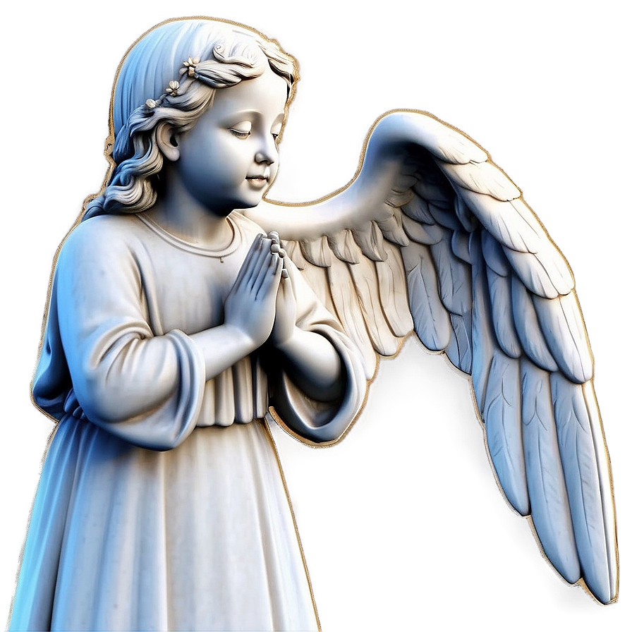 Angelic Figure In Prayer Png 75