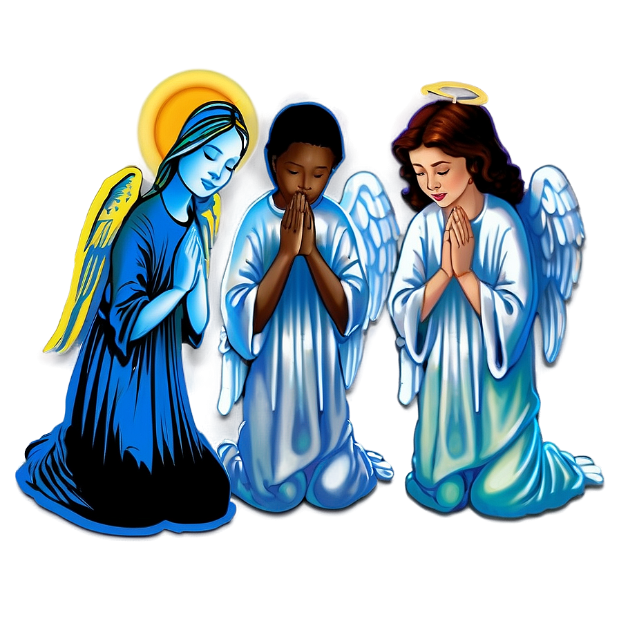 Angels In Prayer Png Lou10