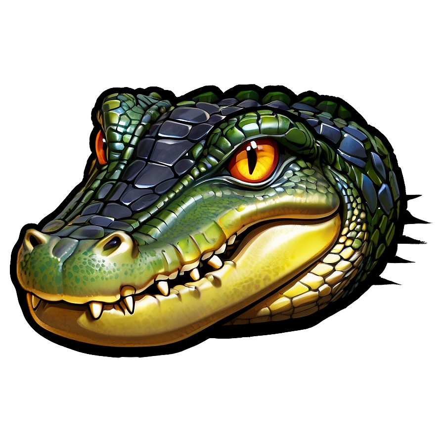 Angry Alligator Graphic Png Sun10