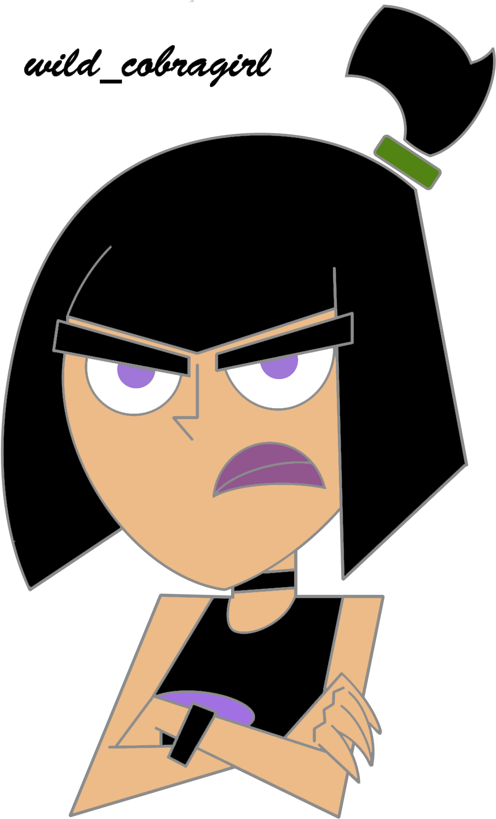 Angry_ Animated_ Girl_ Cartoon_ Character