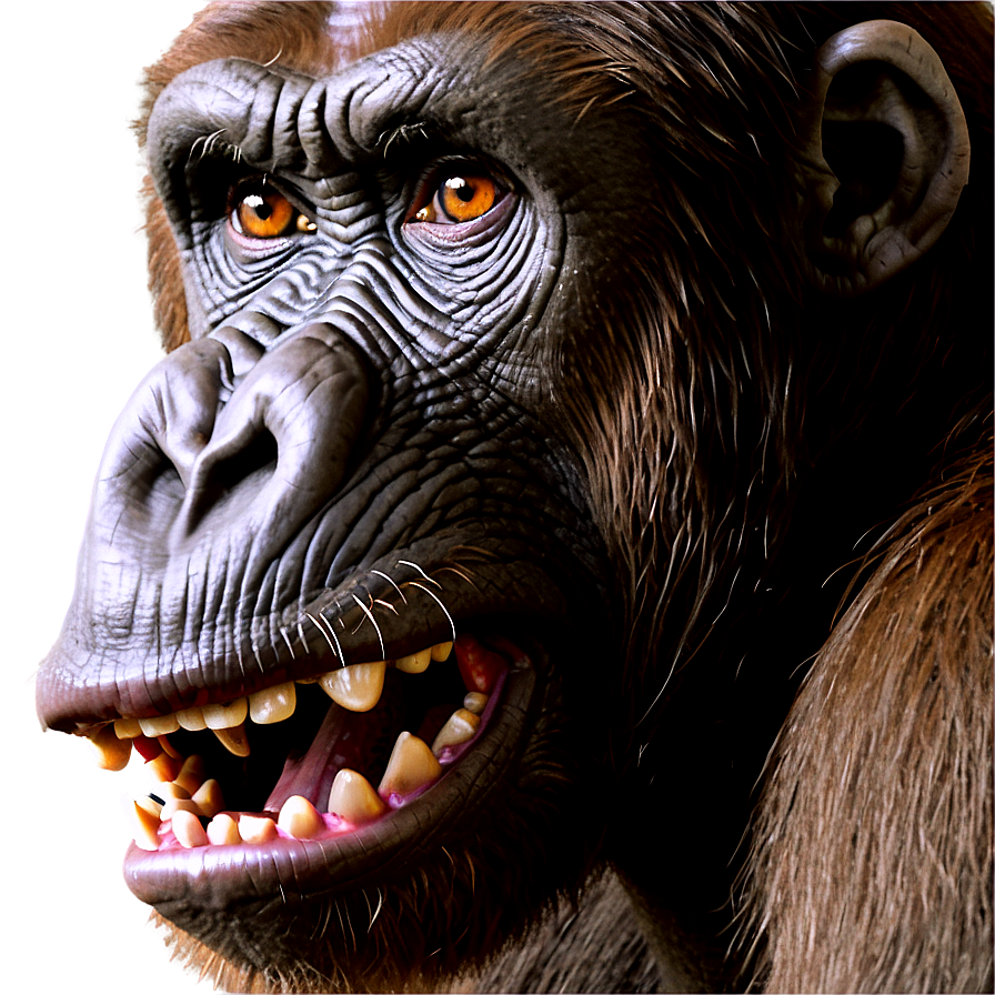 Angry Ape Design Png Pul