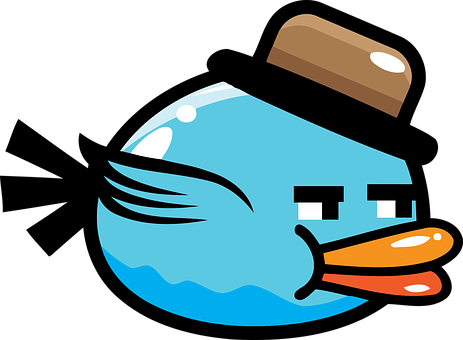 Angry Bird Blue Ice Version