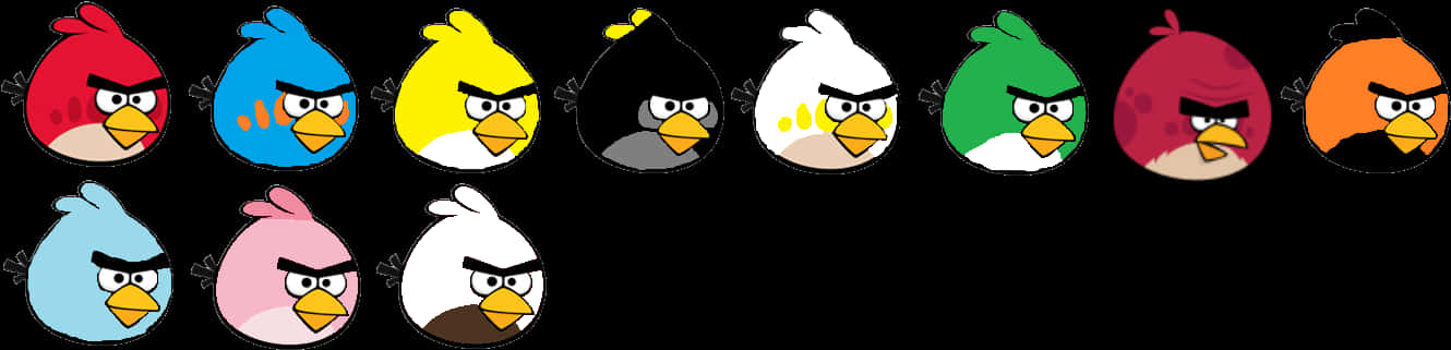 Angry Birds Character Lineup