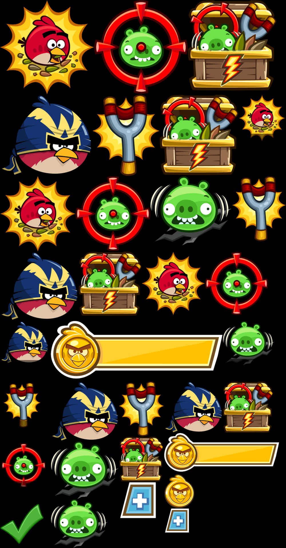 Angry Birds Charactersand Icons