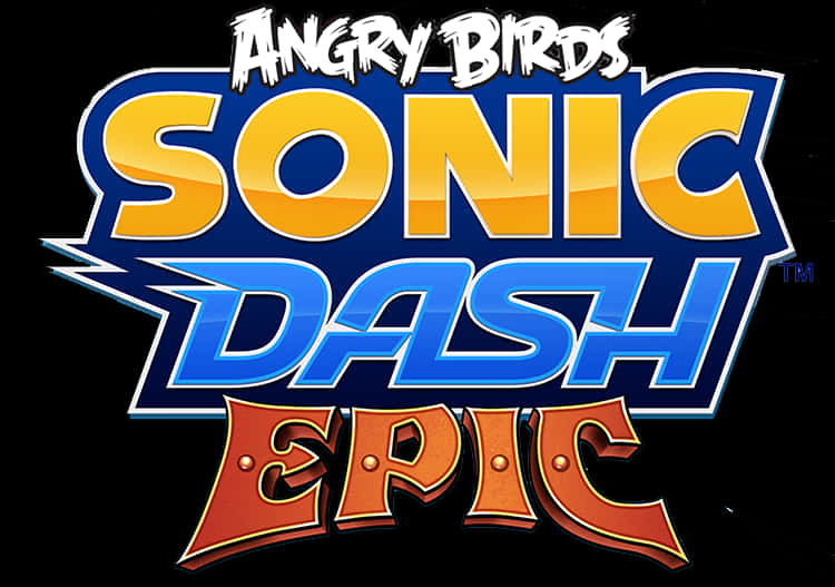 Angry Birds Sonic Dash Epic Logo