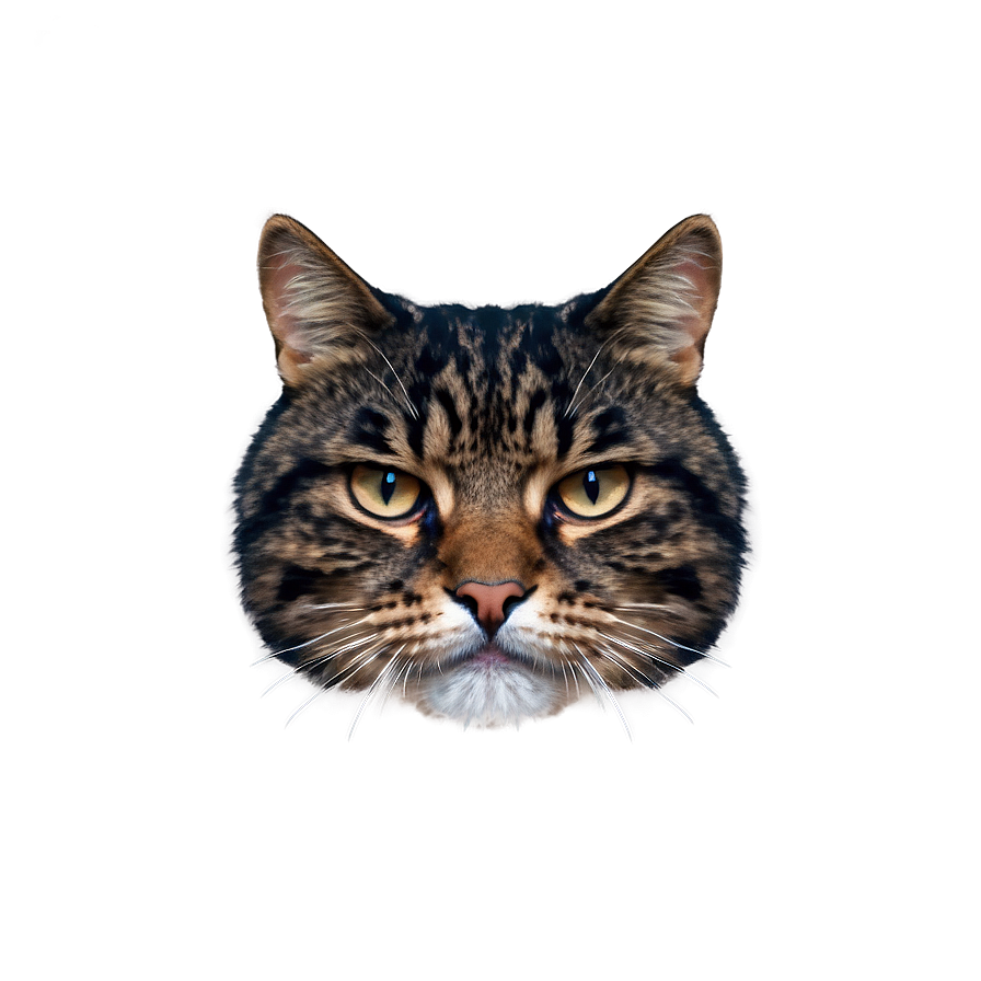 Angry Cat Face Png 39