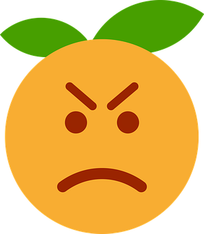 Angry Clementine Emoji
