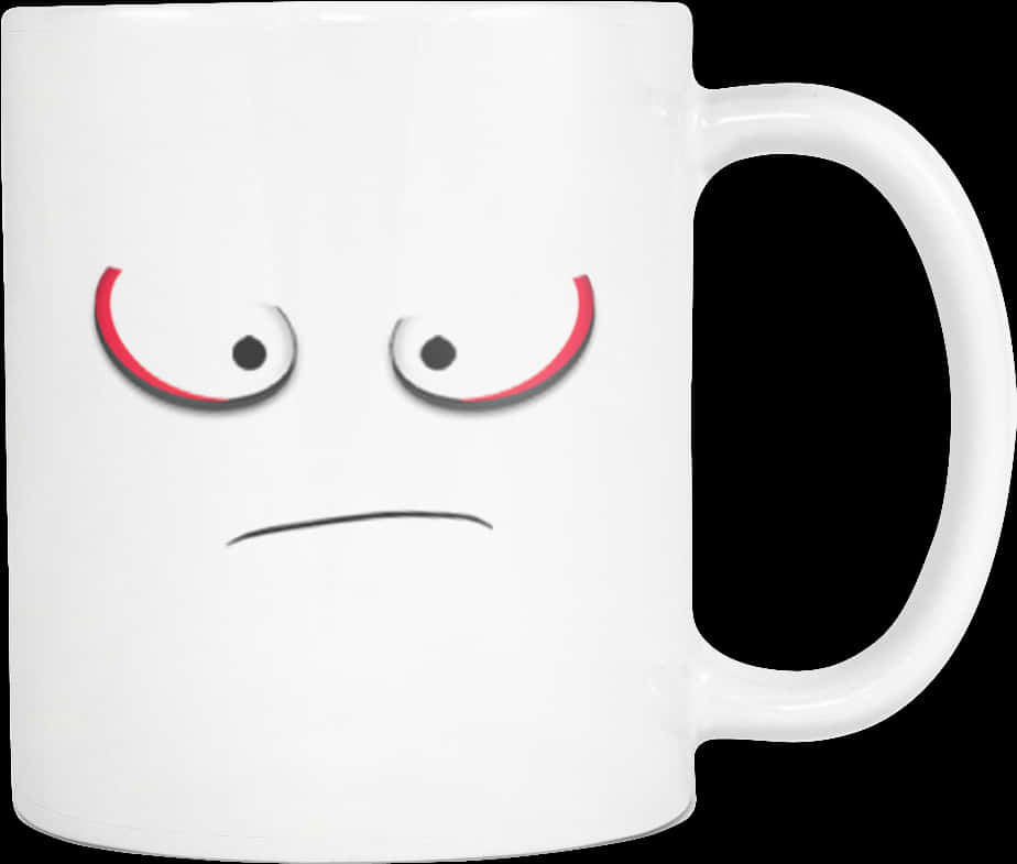 Angry Face Coffee Mug