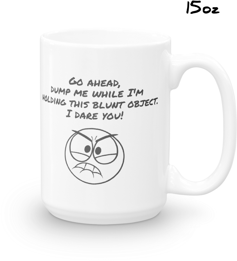 Angry Face Mug15oz