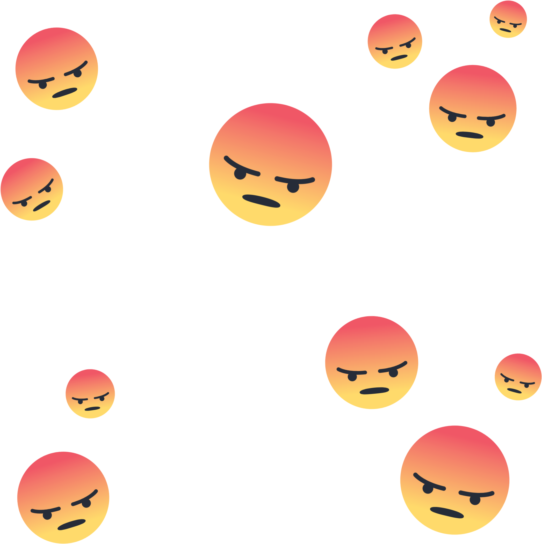 Angry Facebook Emoji Pattern