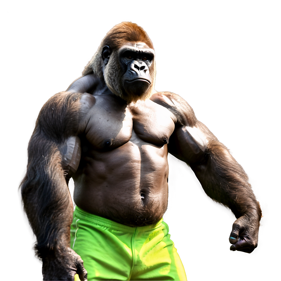 Angry Gorilla Bodybuilder Png 4