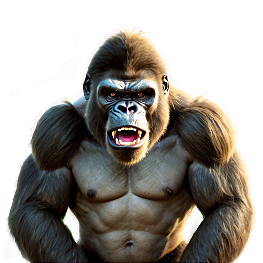 Angry Gorilla Emoji Png Geq