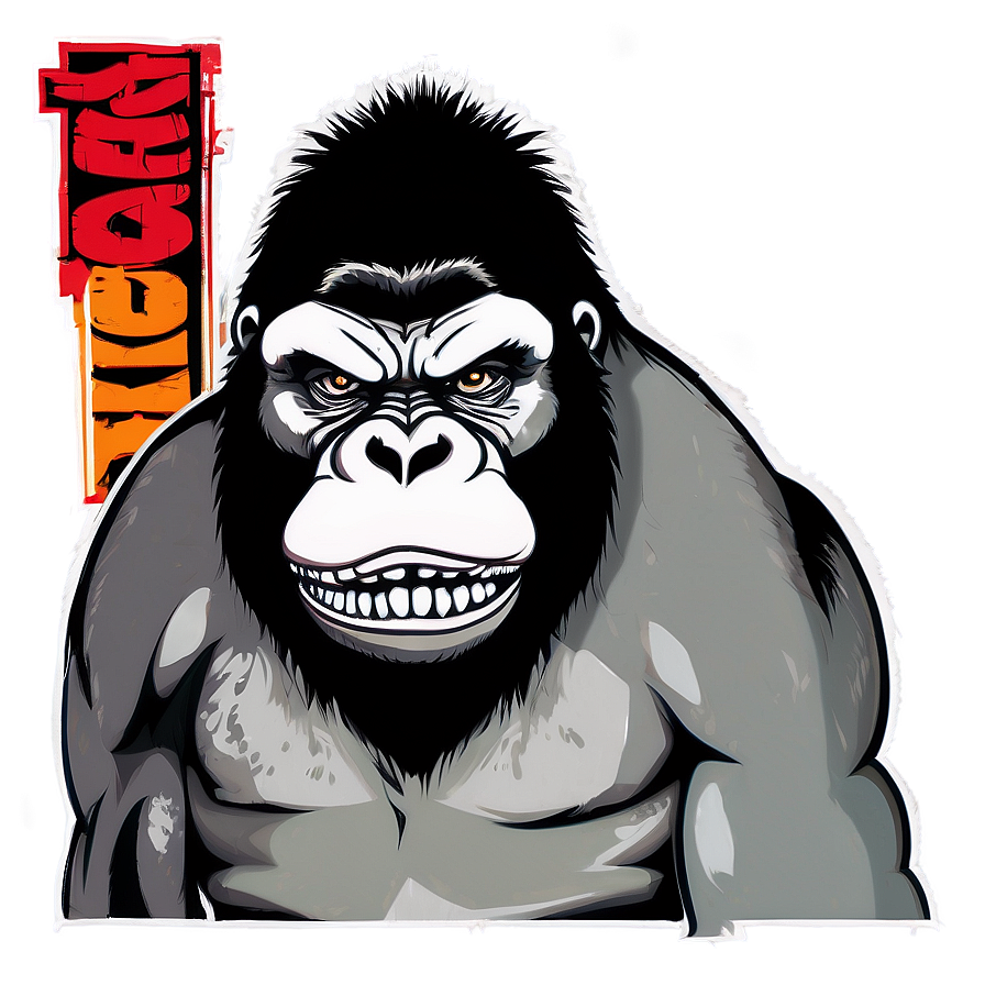 Angry Gorilla Vector Art Png Gnq79