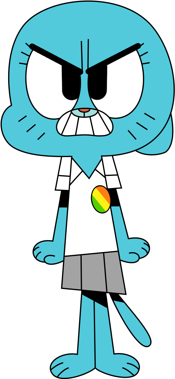 Angry Gumball Character Art