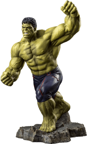 Angry Hulk Figure Pose