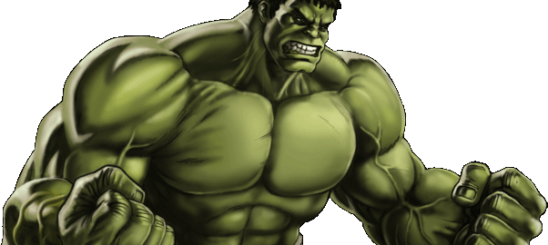 Angry Hulk Illustration