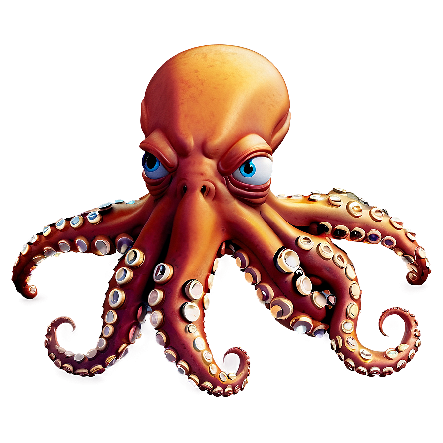 Angry Octopus Png Luk