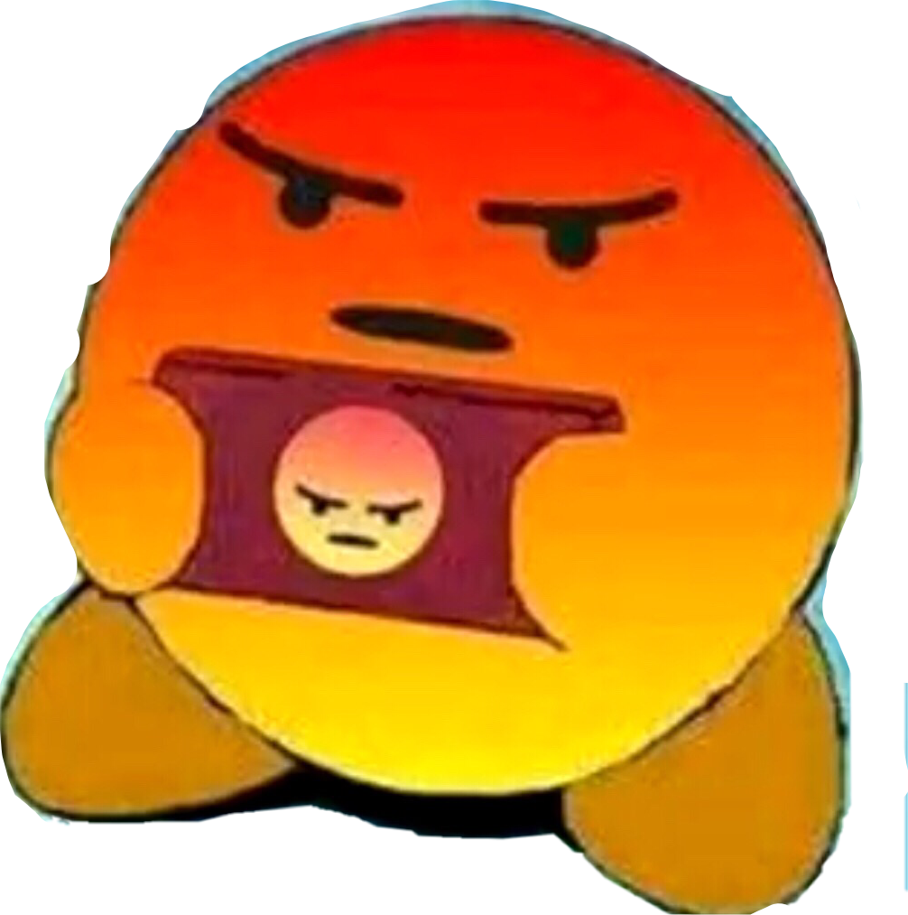 Angry Orange Facebook Emoji