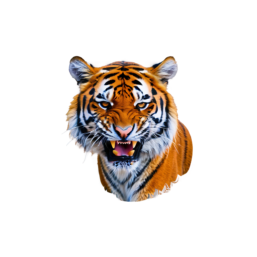 Angry Tiger Expression Png Ghf43