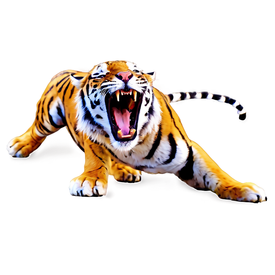 Angry Tiger Roar Png Cxp48