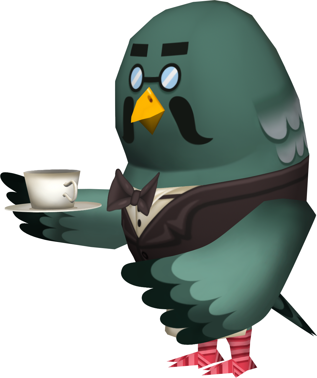 Animal Crossing Brewsterwith Coffee Cup