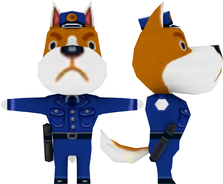 Animal_ Crossing_ Police_ Dog_ Character