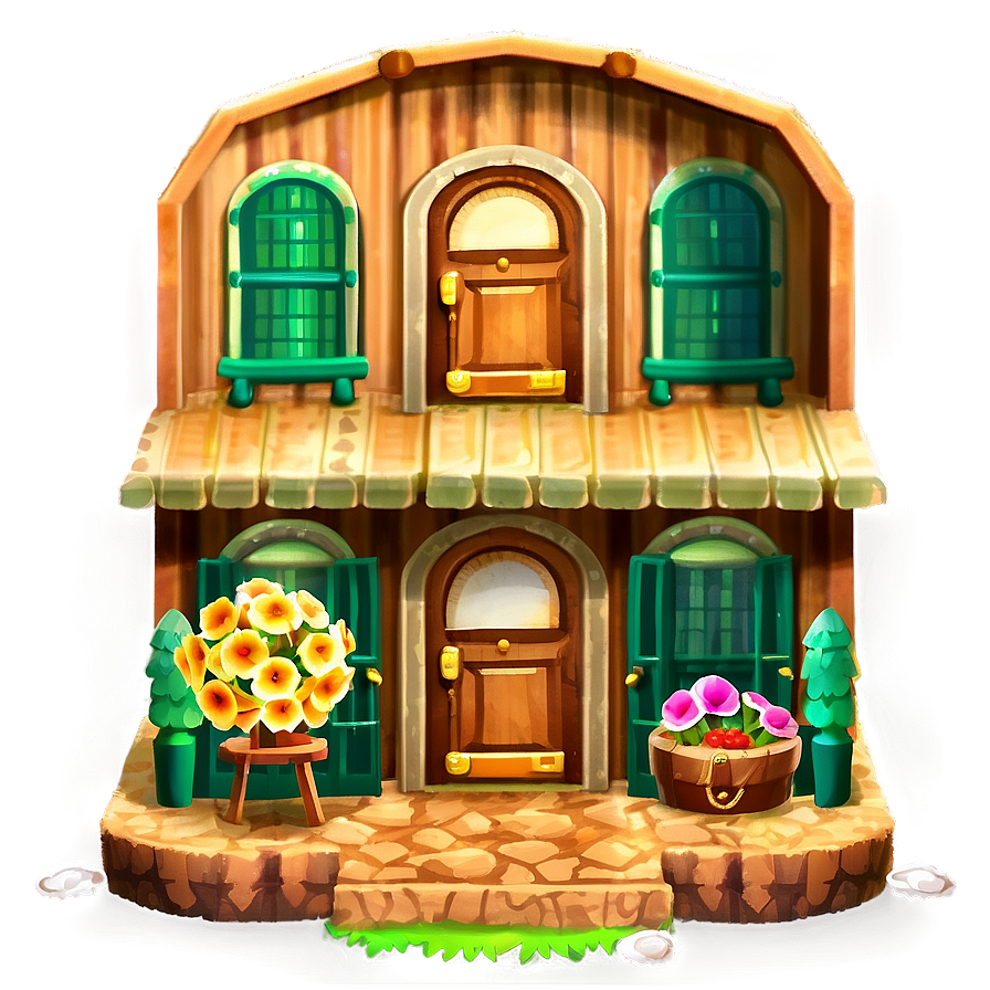 Animal Crossing Villager Homes Png Nyi