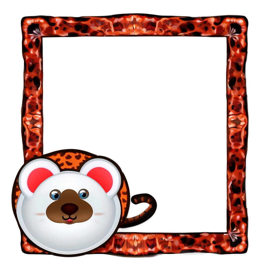 Animal Cute Frame Png 33