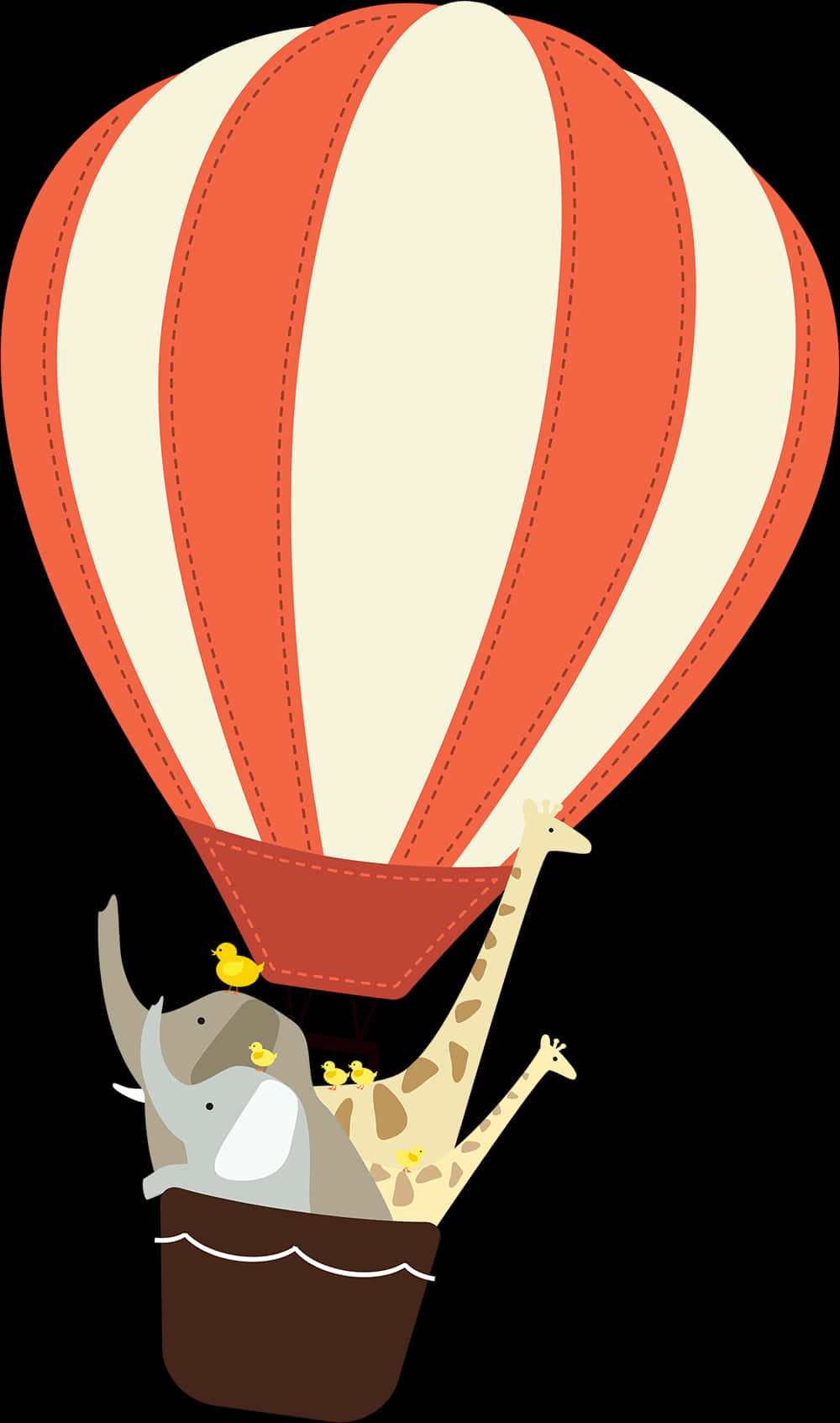 Animal Friends Hot Air Balloon Adventure